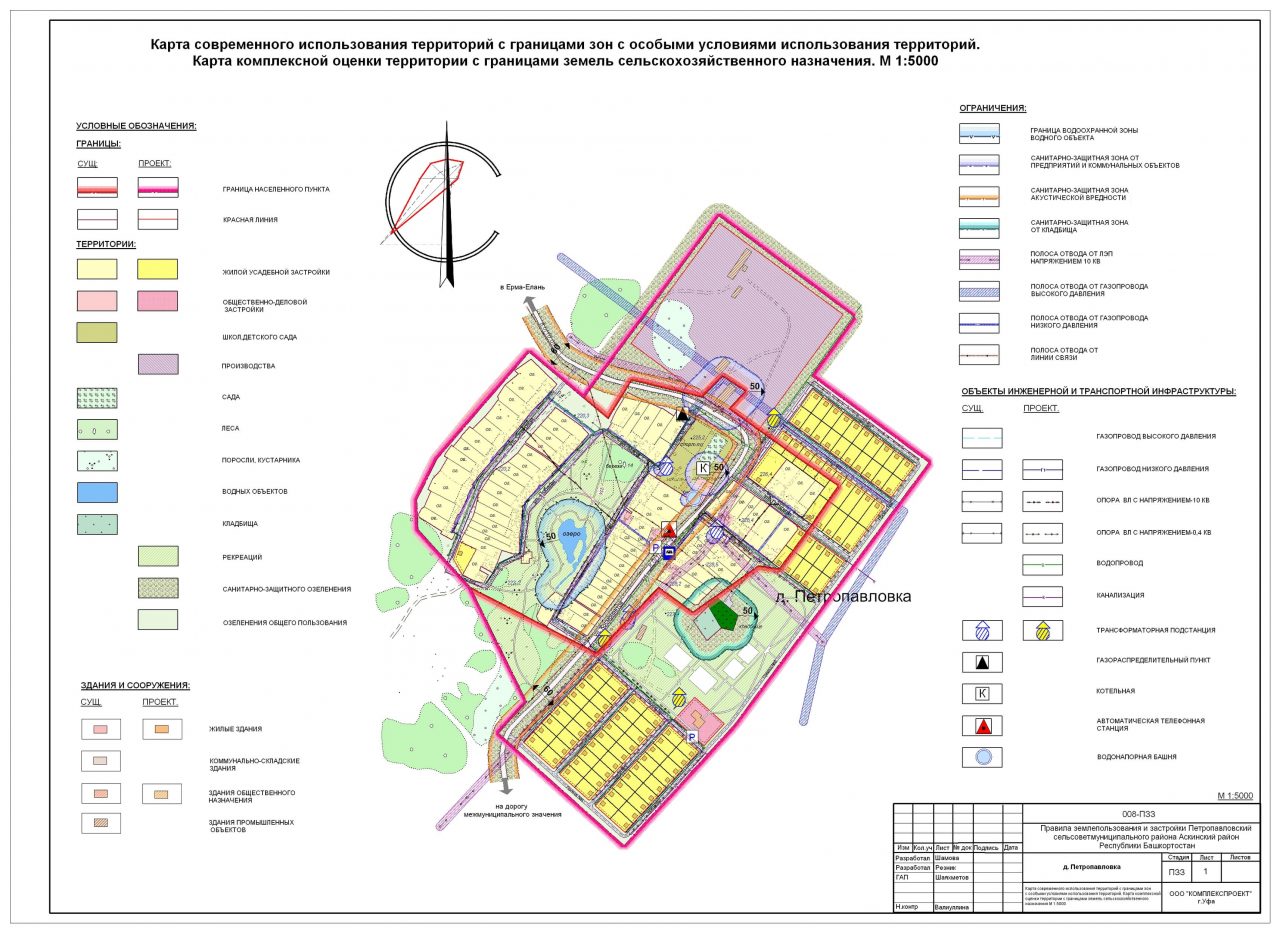 План застройки петропавловск